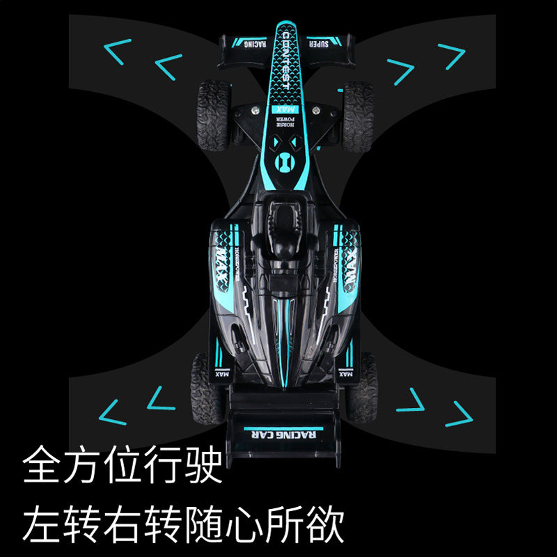 Formula F1 Remote Control Racing Car Children's High-Speed Drift Toy Car with Lights and Spray, Four-Wheel Drive Remote Control Car for Boys, Cross-Border - image 3