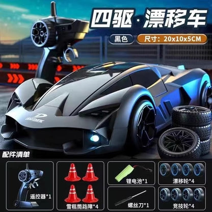 Four-Wheel Drive Rc Remote Control Car Drift High-Speed Mini Racing Car Children's Toy Birthday Gift 2026 New Model Black Technology - image 2