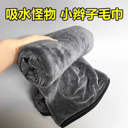 Microfiber water-absorbing towel, double-sided car wiping towel, car wash towel, car cloth, strong water-absorbing towel for car washing - image 2