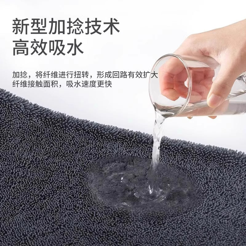 Microfiber water-absorbing towel, double-sided car wiping towel, car wash towel, car cloth, strong water-absorbing towel for car washing - image 3
