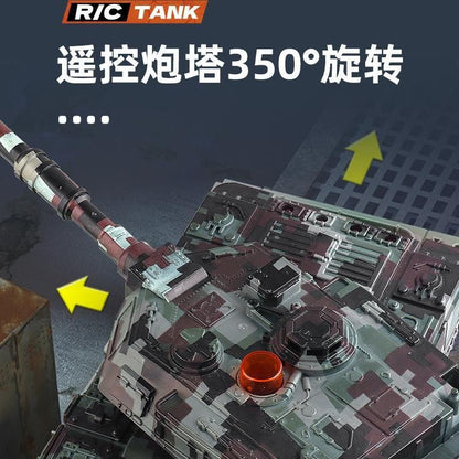 Remote Control Tank Motorcycle for Children, Can Fire Cannons, Electric Model Car, Off-Road Toy, Birthday Gift for Boys - image 3