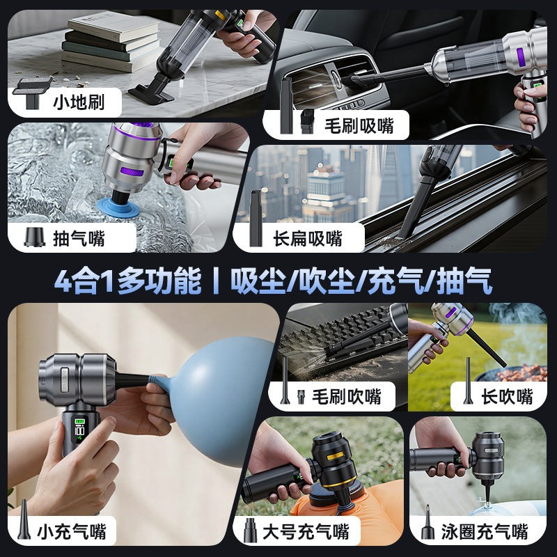 Car-Mounted High-Suction Car Vacuum Cleaner with Wireless Display, Portable Brushless Motor, Household Handheld Dust Remover - image 3