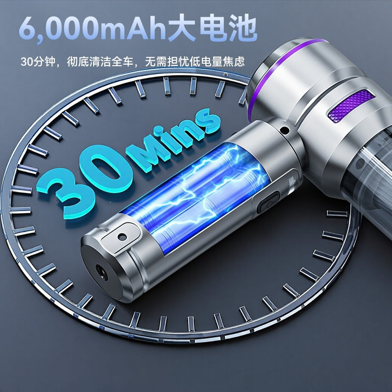 Car-Mounted High-Suction Car Vacuum Cleaner with Wireless Display, Portable Brushless Motor, Household Handheld Dust Remover - image 4