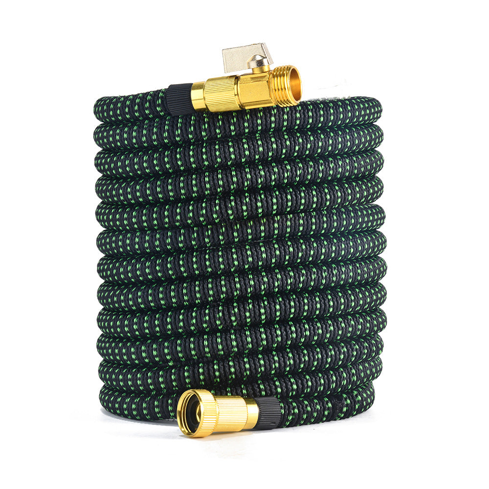 Cross-border retractable hose set for home use, car washing, high-pressure cleaning tool, water gun, outdoor garden watering hose nozzle - image 2