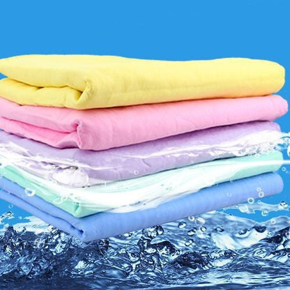 Extra-Large Bagged Car Wash and Wipe Cloth, Leather Towel, Suede Towel, Pet Absorbent Towel, Hair Drying Towel, Glass Cleaning Towel - image 3