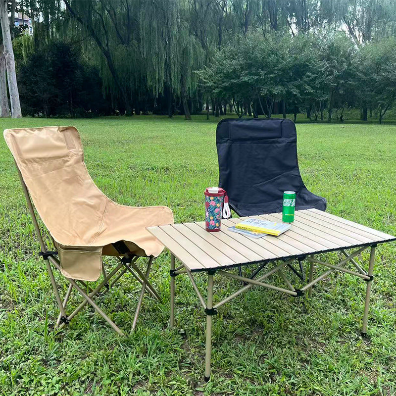 Outdoor Folding Chair, Car Camping Chair, Portable Easy-To-Store Comfortable Leisure Chair, Outdoor Folding Chair for Stall Setup - image 2