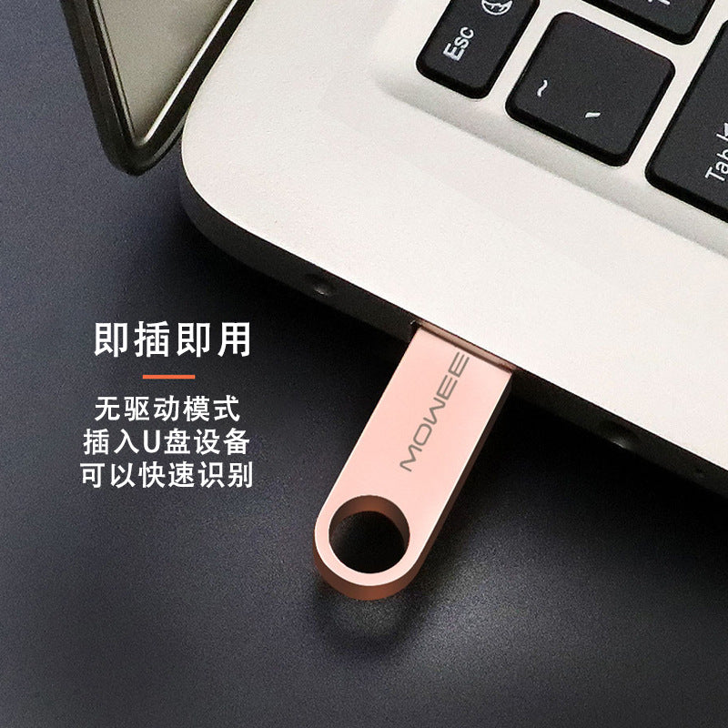 High-Speed Car-Mounted USB Flash Drive 32G64G128G Dual-Purpose for Mobile Phones and Computers with Creative Engraving - image 2