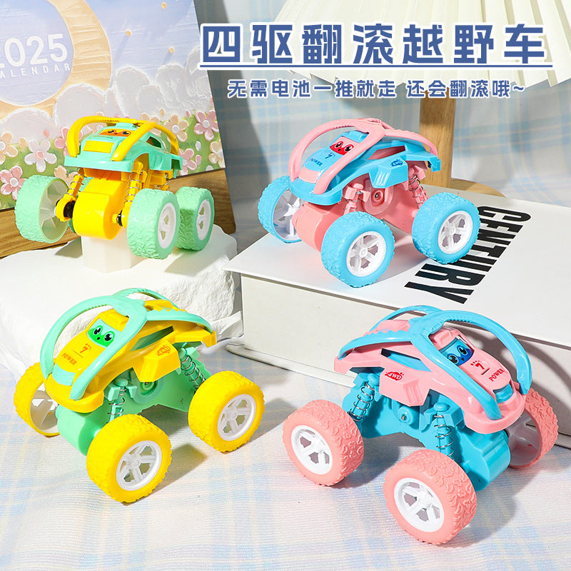 Children's Inertial Four-Wheel Drive Rolling Off-Road Vehicle Somersault Stunt Car Model Car Boy Baby Toy Wholesale - image 1
