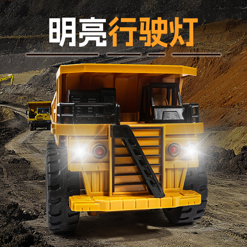 Cross-Border Remote Control Engineering Vehicle Electric Dump Truck Large Dump Truck 2.4g Simulation Heavy-Duty Truck Children's Toy - image 2