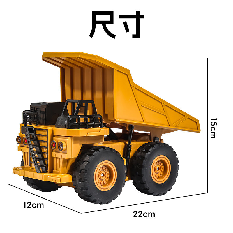 Cross-Border Remote Control Engineering Vehicle Electric Dump Truck Large Dump Truck 2.4g Simulation Heavy-Duty Truck Children's Toy - image 4