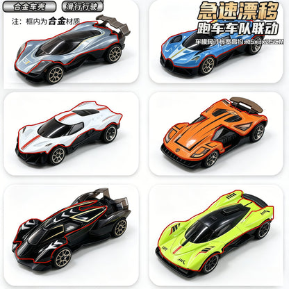 Supercar Alloy Team Simulation Racing Motorcycle Sports Car Model Toy Car Decoration Gift Box Set Source Factory - image 5