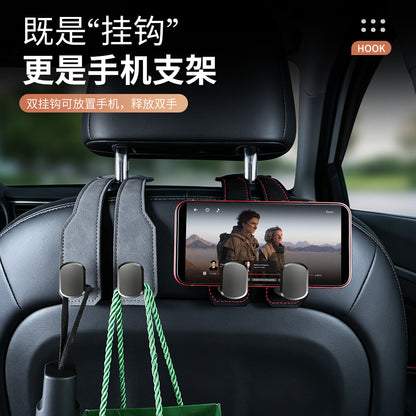 Car Hook for Front Passenger Seat, Hidden Dual Hook for Storage Behind Car Seat - image 3