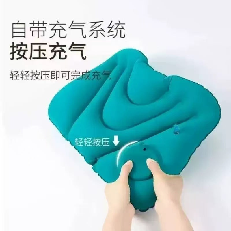 Inflatable Lumbar Pillow, Foldable, Portable Lumbar Support Cushion for Long-Distance Flights, High-Speed Trains, and Car Travel - image 2