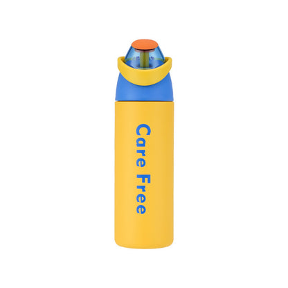 2026 New Model Sports Water Bottle with Handle, Outdoor Portable Stainless Steel Thermos Cup, Car-Mounted Dual-Drink Straw Water Cup Wholesale - image 5