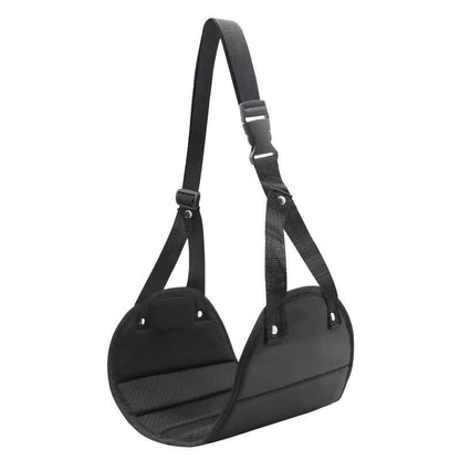 Portable Hanging Footrest Hammock for Travel, Car, Office Desk, and Airplane Use - image 5