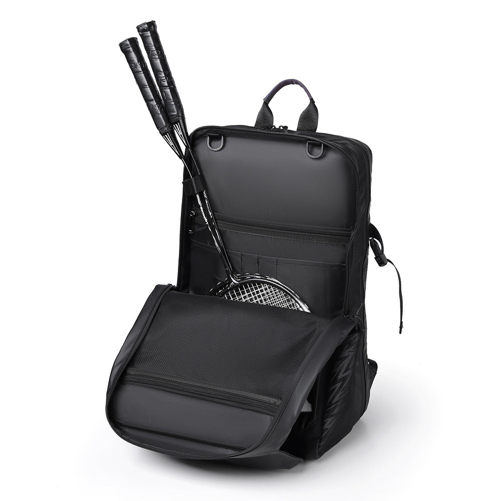 New Men's Motorcycle Backpack, Large Capacity, Computer Commuting, College Student Basketball Backpack, Multi-Functional School Bag, Urban Fashion - image 2