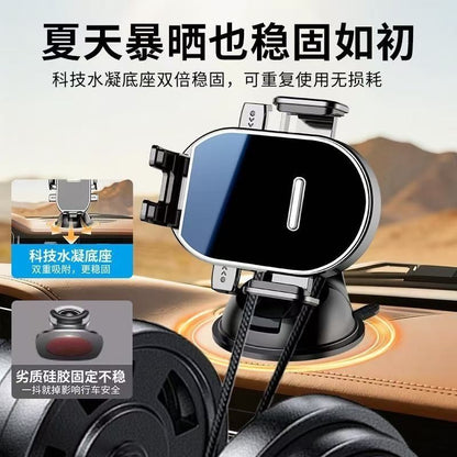 Popular Suction Cup Car Phone Holder, Car Accessories, Universal Multifunctional Phone Navigation Holder for Air Vent, Cross-Border - image 4
