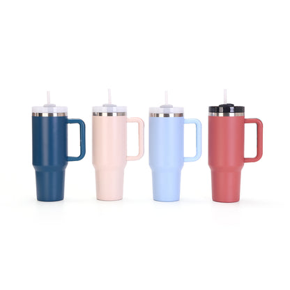Cross-Border 40oz Second-Generation Large-Capacity Ice Cup 304 Stainless Steel Thermos Cup with Handle, Portable Car Cup - image 5