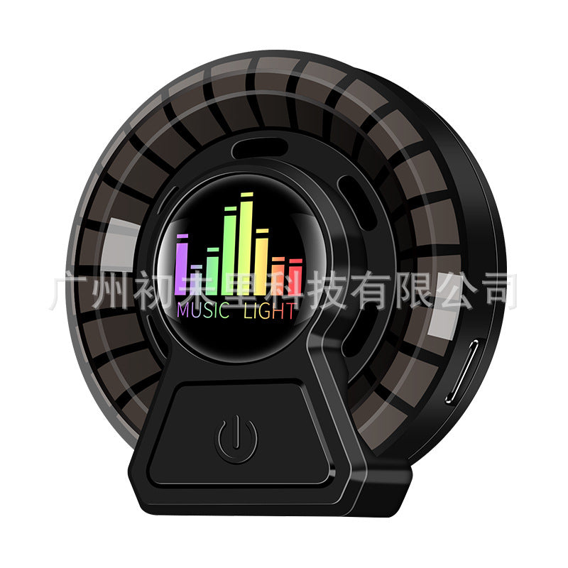 New Car Atmosphere Light with Aromatherapy, 3D Rhythm Sound-Controlled Pickup Light, Car Air Vent Colorful Music Ambient Light - image 5