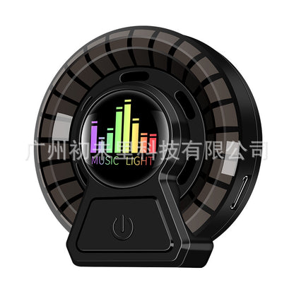New Car Atmosphere Light with Aromatherapy, 3D Rhythm Sound-Controlled Pickup Light, Car Air Vent Colorful Music Ambient Light - image 5