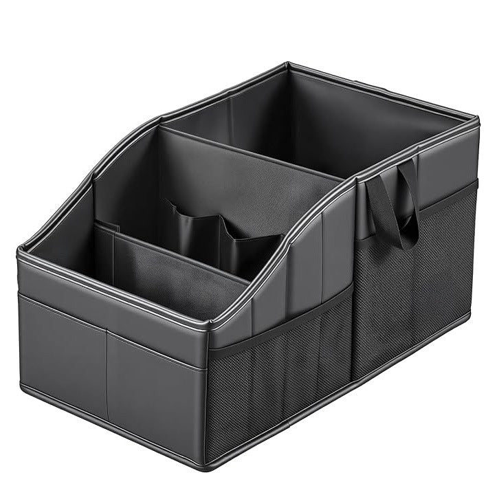 Car Trunk Layered Storage Box, Multi-Functional Multi-Compartment Storage Box, Waterproof, Wear-Resistant, Foldable Storage Organizer - image 1