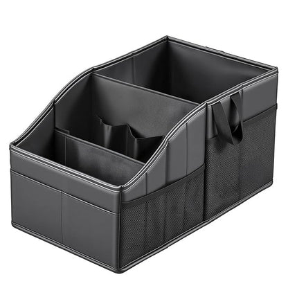 Car Trunk Layered Storage Box, Multi-Functional Multi-Compartment Storage Box, Waterproof, Wear-Resistant, Foldable Storage Organizer - image 1