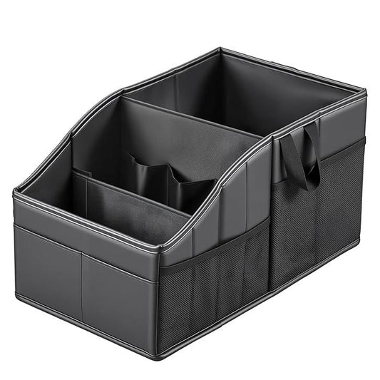Car Trunk Layered Storage Box, Multi-Functional Multi-Compartment Storage Box, Waterproof, Wear-Resistant, Foldable Storage Organizer - image 1