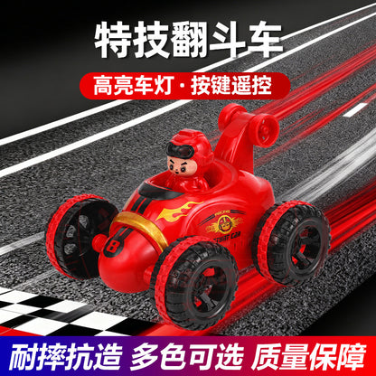 Remote Control Stunt Tipper Truck 360 ° Rolling light and music children's toy car, remote control car for boys, wholesale from manufacturer - image 1