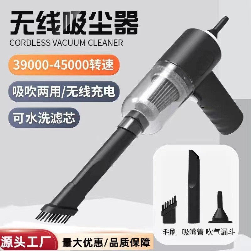 Cross-border car vacuum cleaner, portable handheld vacuum cleaner, rechargeable for home and car use, high suction power, powerful cleaning - image 4