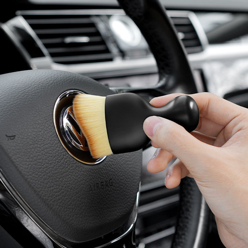 Car interior cleaning brush, air conditioning vent soft bristle brush, car crevice dust removal cleaning tool - image 1