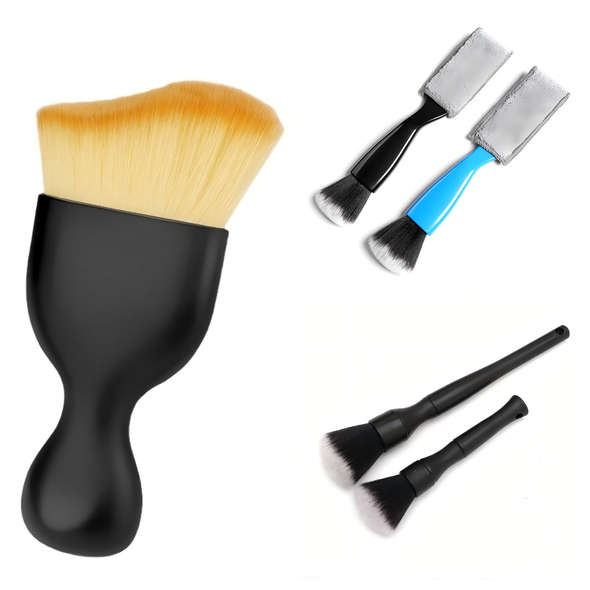 Car interior cleaning brush, air conditioning vent soft bristle brush, car crevice dust removal cleaning tool - image 2
