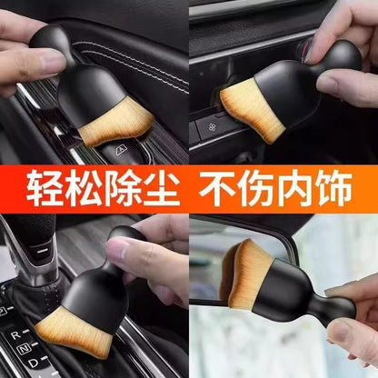 Car interior cleaning brush, air conditioning vent soft bristle brush, car crevice dust removal cleaning tool - image 3