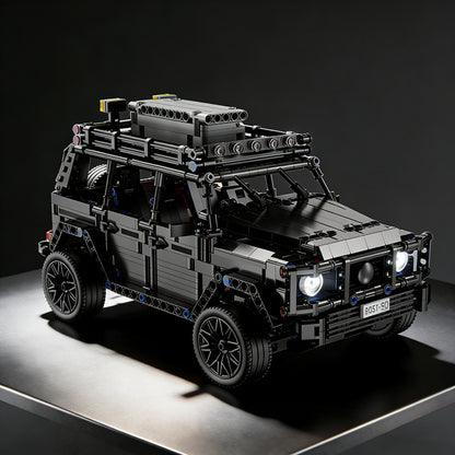 Off-road vehicle building block assembly model boy's toy car Mercedes-Benz G500 sports car mechanical remote control car cross-border - image 2