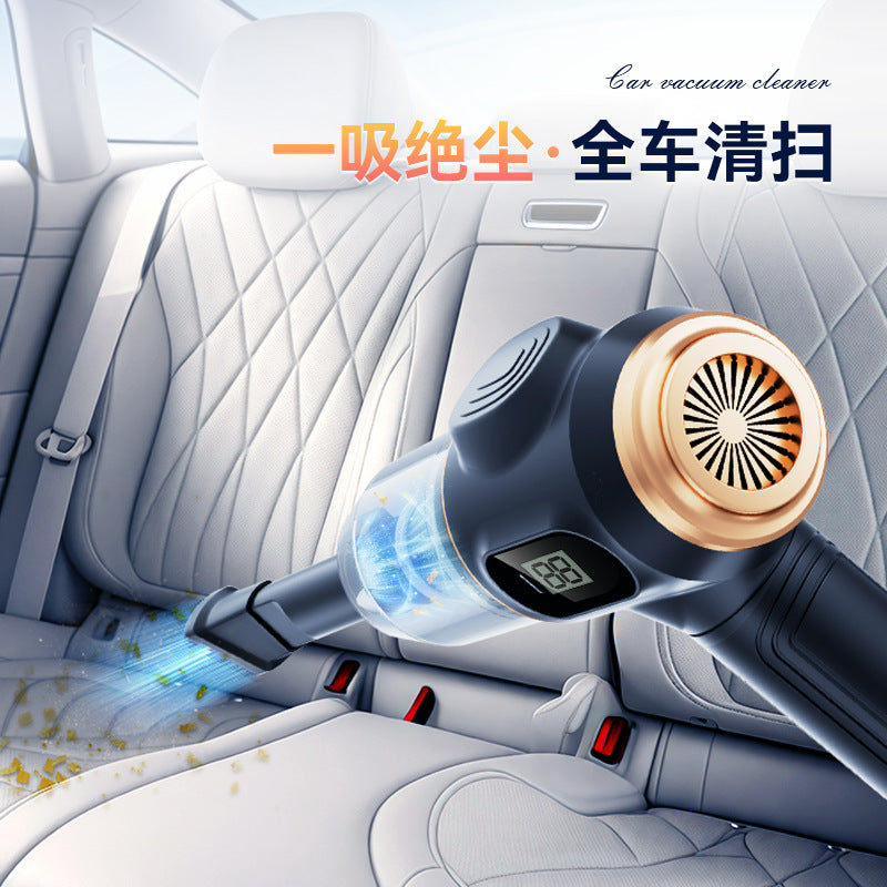 Cross-border car vacuum cleaner, high suction power, dual-use for vacuuming and blowing, handheld 6-in-1 portable wireless powerful vacuum cleaner - image 3