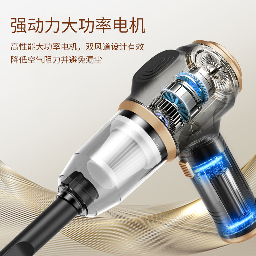 Cross-border car vacuum cleaner, high suction power, dual-use for vacuuming and blowing, handheld 6-in-1 portable wireless powerful vacuum cleaner - image 4