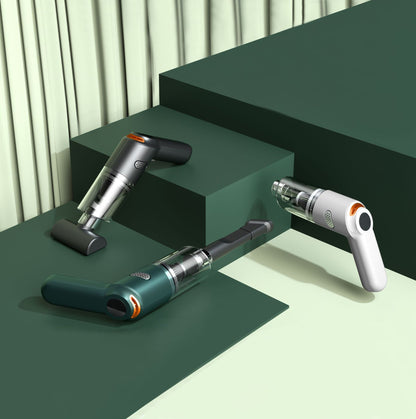 Car vacuum cleaner for vehicle and home use, wireless charging, handheld, small, mini, high-power vacuum for car interior - image 2
