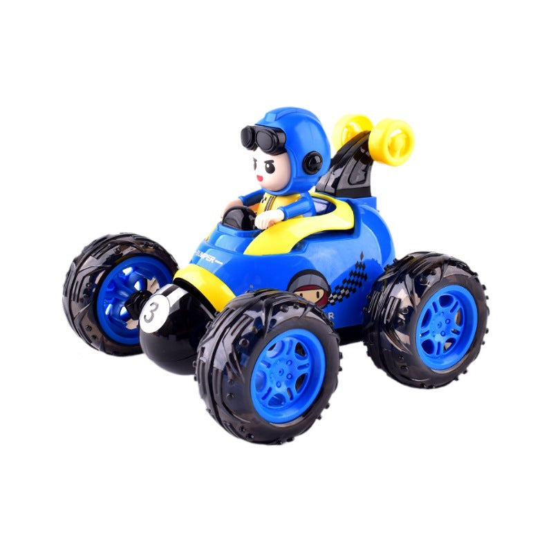 Influencer-approved remote control stunt roll-over car with lights and music, rechargeable remote control car toy for boys, available for dropshipping - image 5