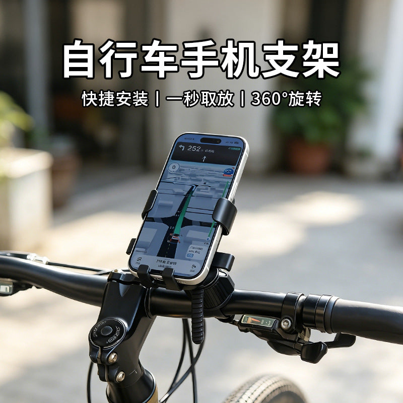 Motorcycle phone holder, special for rearview mirrors, no-disassembly required, new model for riding, rotatable for shooting, shockproof and anti-vibration supp - image 2