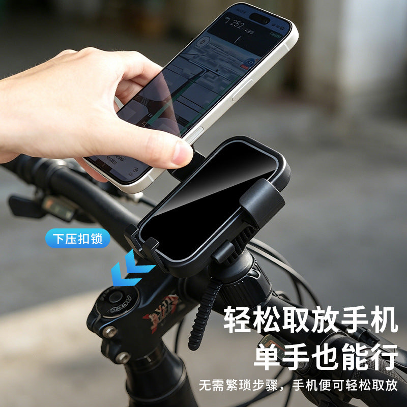 Motorcycle phone holder, special for rearview mirrors, no-disassembly required, new model for riding, rotatable for shooting, shockproof and anti-vibration supp - image 3