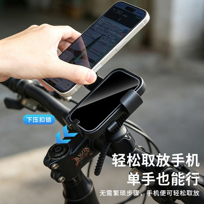 Motorcycle phone holder, special for rearview mirrors, no-disassembly required, new model for riding, rotatable for shooting, shockproof and anti-vibration supp - image 3