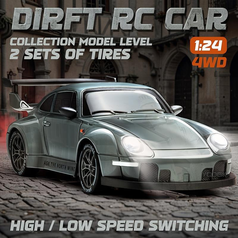 TK Brazil 1:24 RC Remote Control Car, 4WD High-Speed Professional Drift Racing Car, Cross-Border Wholesale - image 2