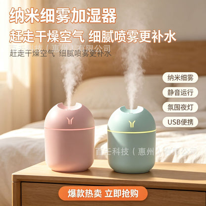 Cross-border mini USB humidifier for home, desktop, and car use, silent small Y humidifier with high mist output - image 2