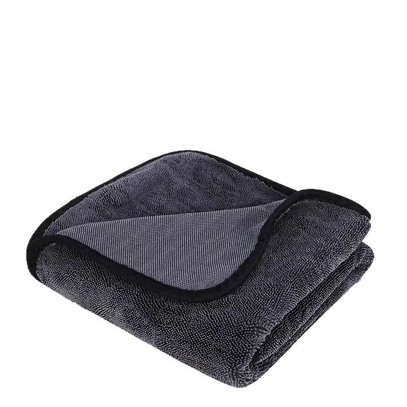 Huanchijie car cleaning towel, thickened twisted loops, absorbent car wash towel, double-layer twisted fabric, water-collecting towel with twisted loops - image 5
