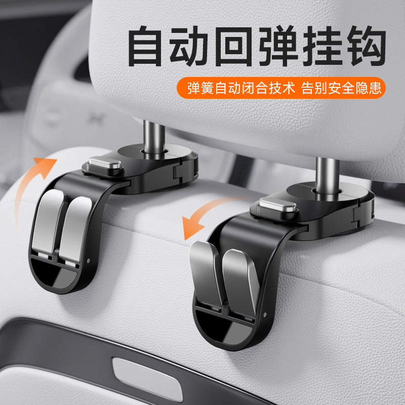 New retractable car hook for the back of the car seat, suitable for use in the front and back seats of the car to hang bags - image 4