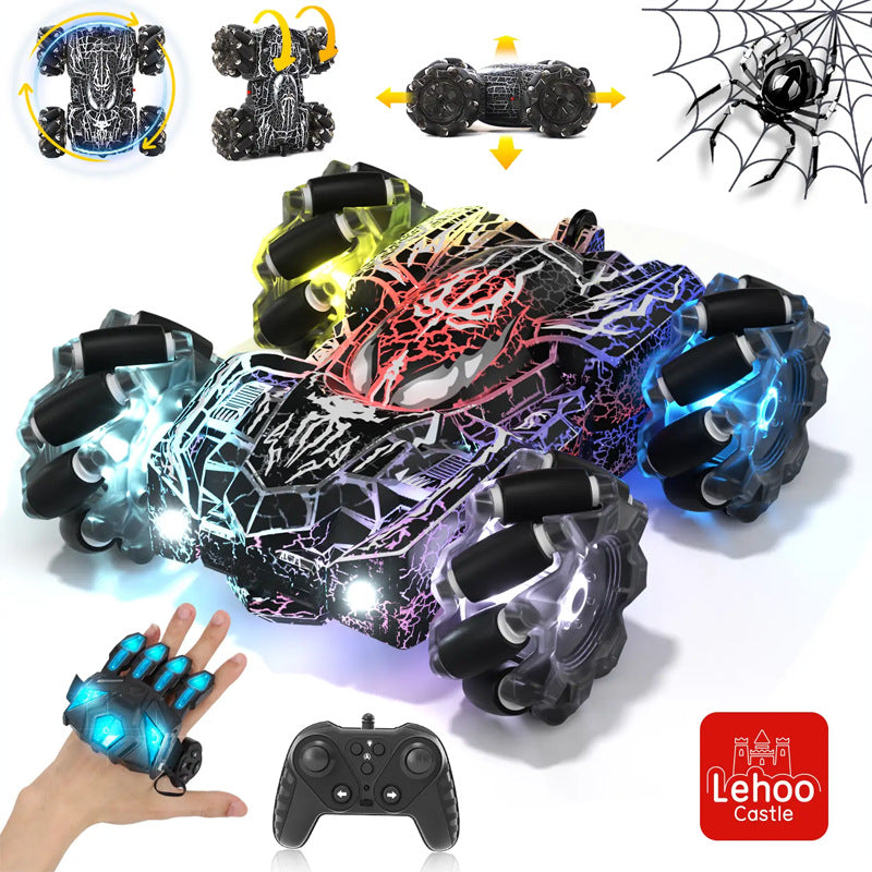 Popular foreign trade product: Gesture-controlled remote control car, double-sided stunt rolling drift racing four-wheel drive off-road toy car - image 2