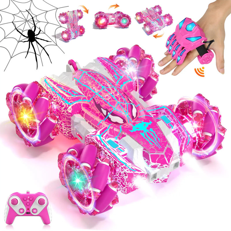 Popular foreign trade product: Gesture-controlled remote control car, double-sided stunt rolling drift racing four-wheel drive off-road toy car - image 4