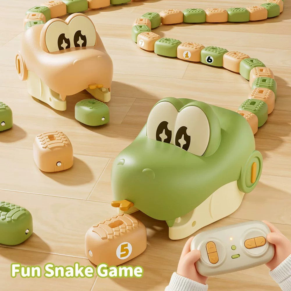 Remote Control Snake Game Toy, Remote Control Car Toy, Children's Educational Game, Electric Magnetic Interactive Toy - image 3