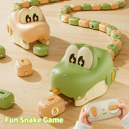 Remote Control Snake Game Toy, Remote Control Car Toy, Children's Educational Game, Electric Magnetic Interactive Toy - image 3