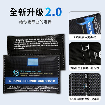 Cross-border car interior dehumidification desiccant moisture-absorbing bag, anti-mildew and moisture-proof pack, car dehumidification bag, moisture-removing silicone desiccant - image 2