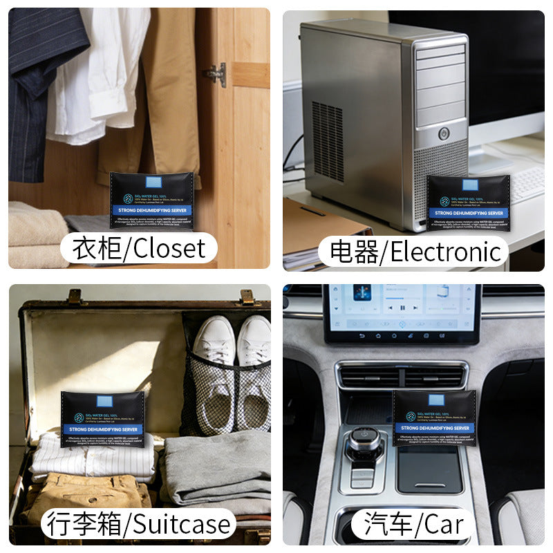 Cross-border car interior dehumidification desiccant moisture-absorbing bag, anti-mildew and moisture-proof pack, car dehumidification bag, moisture-removing silicone desiccant - image 4